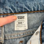 Levi's Vintage '90s 505 Orange Tab Medium Wash Straight Leg Jeans Photo 3