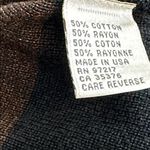 Tehama Nancy Haley Cotton Rayon Blend Crew Neck Sleeveless Knit Top Womens Small Black Photo 9