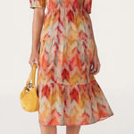 Ba&sh  Annissa V-Neck Short Sleeved Midi Dress | S Photo 0