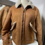 ZARA thick faux sherpa lined coat size xl Photo 1
