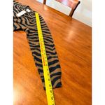 Lou & grey NWT Tiger Print Raglan Sweatshirt Brown Black Womens Small S Crewneck Photo 1