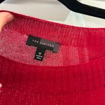The Limited knit red midi dress fit and flare sheath wool blend medium Photo 2