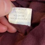 Brandy Melville Burgundy Zipper Long Sleeve Bomber Jacket Sz Lg Cotton Women’s Photo 6