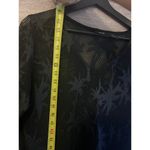 Apt. 9 Women Lace-Up Tunic Cover Up Black Size M Summer swim light V Neck  Photo 6