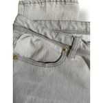 Apple Bottoms Vintage Y2K  Gray Embroidered Rhinestone Pocket Straight Leg Jeans Photo 5