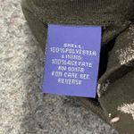 Vivienne Tam  Shimmering Black Brown Metallic Faux Suede Silver Dress Size 12 L Photo 7