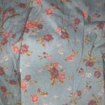 SO  Goods for Life Floral Blue Long Sleeve Mini Dress Photo 1