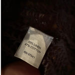 J. Jill Cotton/Linen Blend open weave delicate cardigan taupe LP Gray Size L Photo 6