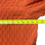 Susan Graver  Quilted Utility Jacket Size S Orange Barn Equestrian Cabincore Photo 6