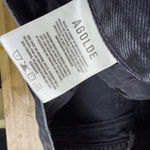 AGOLDE Criss Cross High Waist Jeans 29 Womens Black Shambles Cotton Frayed Photo 8