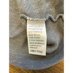 James Perse  Womens Top Size 3 Large V Neck Blue Long Sleeve Classic Knit Photo 2
