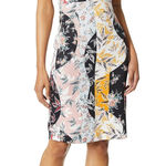 Sam Edelman Sam‎ Edelman NWT Floral Print Scuba Dress Ruffle Sleeve Square Neck Size 6 Photo 0