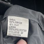 Talbots  Tunic Top 8 Black Velvet Beaded Silk Blend Formal Dressy Modest‎ Mature Photo 3