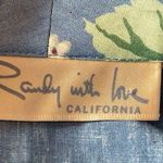 VTG Randy With Love Blue Floral One Button Shacket Blazer XL Photo 6