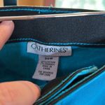 Catherines  Turquoise Cropped Jeans Size 30W Photo 6
