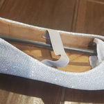 Elegant Silver Glitter Ballet Flats Mary Jane Size 39 Womens 8 Photo 0