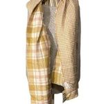 Charter Club Tan & White Plaid Winter Warm Cozy Blanket Scarf Women Photo 0