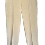 Ruby Rd. Tan Khaki Brown Flat Front Wide Waist Pull‎ On Pants Women Size 12 Photo 0