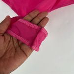 Lulus  Vibrant Pink Stretch‎ Ribbed Sleeveless Wired Bra Thong Bodysuit NWT XL Photo 7