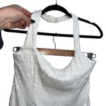 Show Me Your Mumu NEW NWOT  Samba Halter Sequin Mini Dress In White Photo 4