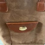 Dune London  brown suede large handbag tote shopping bag Photo 7