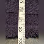 Nic+Zoe  Ribbon Trim Fringe Mix Knit Blazer Women's Dark Indigo Long Sleeve NWOT Photo 11