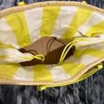 Elegant Straw Tote Bag with White Handles By On 34th Yellow Photo 3