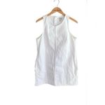 J.Crew  Denim Shift Dress in White Photo 2
