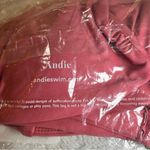 ANDIE Swim Bikini Top Size S Punch Pink The Scala Bandeau Pool Beach Resortwear Photo 3