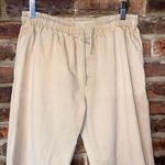 Oak + Fort  Tan Beige Pull-On Straight Leg Drawstring Pants Women's Size Small Photo 1