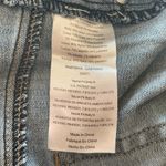 Indigo Blue Maternity Full Panel Belly Distressed Straight Leg Ankle Jeans 1x Photo 3