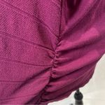 Lane Bryant burgundy wine short sleeve knit sweater top size 22/24 Photo 3