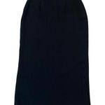 Style & Co  Black Long Pencil Skirt Size 8 Petite Modest Minimalist Photo 0