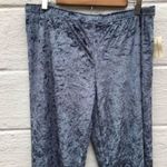 Women’s Blue Velvet Sleep Lounge Pants Size Large New Photo 1