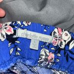 Charlotte Russe Blue Floral High Waist Shorts Photo 3