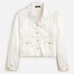 J.Crew NEW Lady shirt-jacket in luster crepe XL Photo 0
