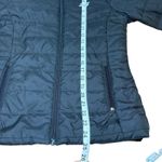 New Balance Women's Puffer Jacket Black Full Zip Stand Collar Quilted Warm Photo 6