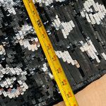 Argenti Vintage  100% silk sequin dress black size S Photo 4