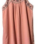 Exist Tank Tunic Top Sleeveless Size Medium Pink Aztec Lightweight Preppy Modern Photo 0