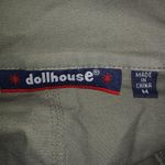 Dollhouse  M Drab Pea Green Ruffle Waist Jacket Photo 4