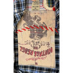 The Ranch Wear Women's Top Vintager Rebel Plaid Pearl Snap Button Photo 4
