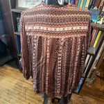 Daniel Rainn  1x 70’s look keyhole tie neck boho flowy blouse Photo 1