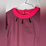 Boden Womens‎ Maroon Pink Colorblock Cut Out Tilly Tunic Shift Dress US6R Size 6 Photo 2