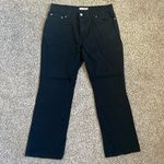 Levi's Levi Strauss & Co Black Relaxed Boot 550 Denim Jeans Size 10 Short Mid Rise Photo 0