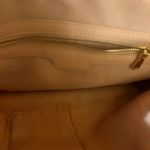 Bebe Danielle Quilted Blush Backpack Square Gold Zippers Purse. Photo 4