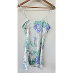 August Silk VTG Y2K Intimates Pastel Floral Silk Slip Dress Fairy Womens Size XS Photo 3