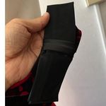 Vintage red and black tapestry v neck Victorian maxi dress with bow tie shoulder Size undefined Photo 3