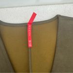 Spanx Faux Suede Column Dress Utility Green Size M NWT V Neck Pullover Photo 9