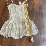 Lush Clothing Lush White and Green Patterned Fabric Photo 10