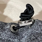 Calvin Klein Half Zip Oversized Athletic Crop Pullover Sz Small Photo 12